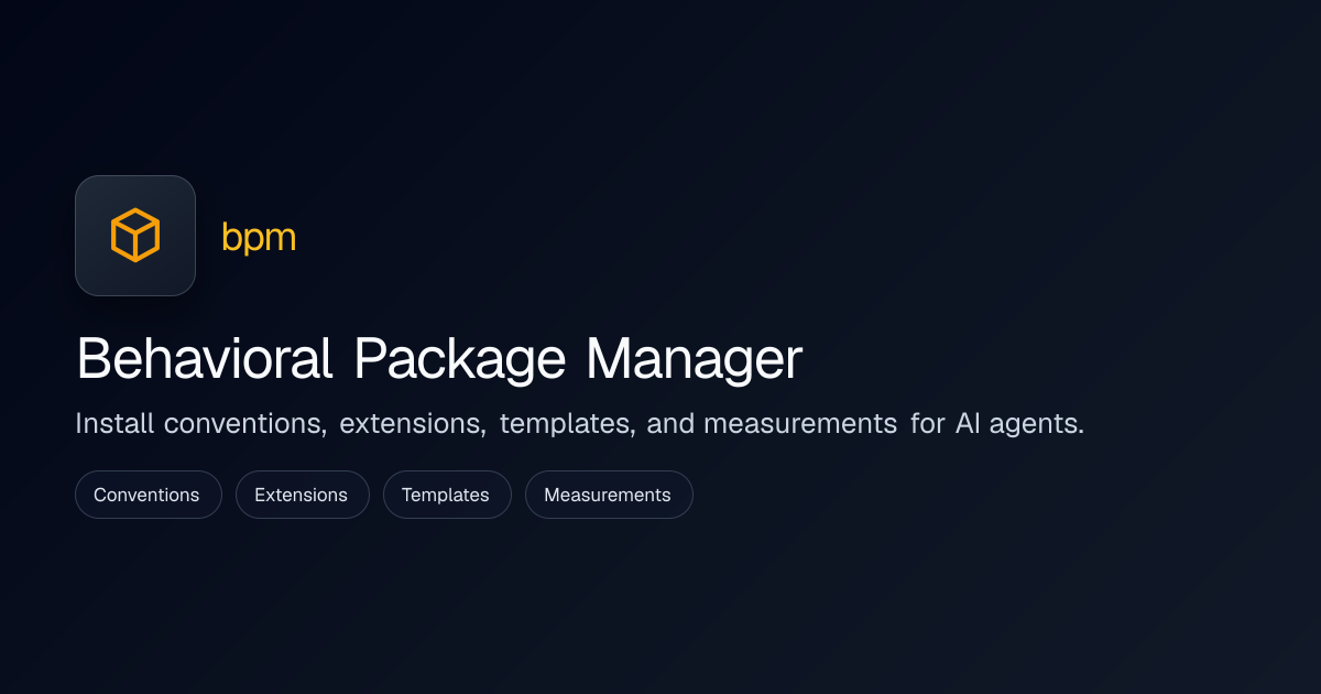 mastery — Install mastery from bpm registry for reproducible AI agent workflows.